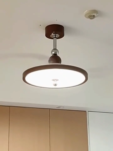 【JuMei】โคมไฟพัดลม โคมไฟพัดลมเพดาน พัดลมย้อนยุคแบบมองไม่เห็นโคมไฟห้องนั่งเล่นห้องอาหาร106CMไฟ LED รีโมทคอนโทรลอัจฉริยะ