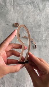 ป้ายห้องน้ำชาย ป้ายห้องสุขาอะคริลิค ป้ายสัญลักษณ์หน้าห้องน้ำ นูนมีมิติ สไตล์มินิมอล luxuryDesignfac