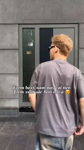 Áo thun BOXY RED Basic form boxy rộng TEEHUB nam nữ Local Brand