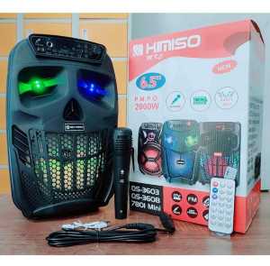 SPEAKER BLUETOOTH PORTABEL 88 INCH KIMISO QS-7801 BONUS MIC KARAOKE + REMOTE//SPEAKER KARAOKE 7801 Termurah