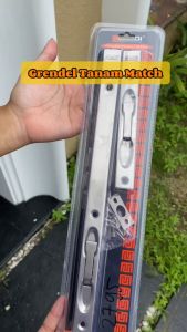 Prospero Grendel Gerendel Slot Pintu Jendela Tanam 6 inch x 12 Stainless Model Kupu Tarung S 451