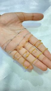 Noin Gelang Anak Titanium Jedar Jurai Bola Berjarak Titanium Steel Aksesoris Fashion Trend GLT191