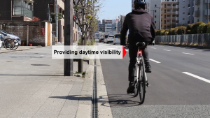 CAT EYE NANO60 TL-LD830 RECHAREABLE SAFETY BICYCLE TAIL LIGHT
