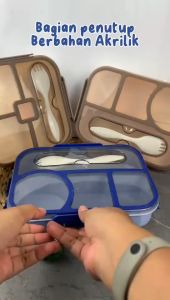 Kotak Makan Siang Empat Kompartemen: Praktis & Tahan Lama