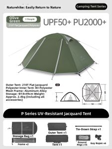 NatureHike | Waterproof Double Layer Tent for Camping