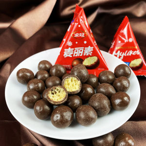 Wedding Chocolate Beans Golden Crown Marly 500g Triangle Bag Non-Handmade Cocoa Butter Substituted Snacks Dry Storage