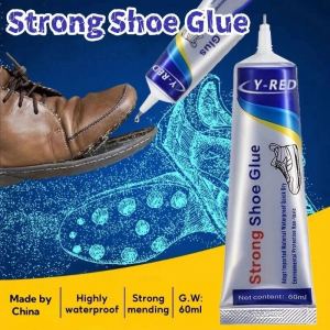 Strong Shoes Glue Efficient Flexible Bonding Transparent Shoe Repair Adhesive Durable Waterproof 60ML
