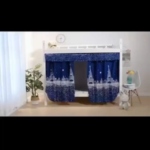 2Pcs Blackout Curtain for Dorm Bed Privacy Makapal Bed Curtain 120x200cm Student Dormitory Curtain For Bed Bed Curtain