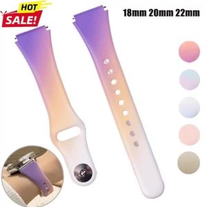 18mm 20mm 22mm Silicone Strap for Samsung Galaxy 7 6 5 4 40/44mm Classic 5Pro Bracelet for Huawei Watch GT7 6 Pro 46mm GT4 Band