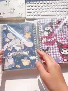 Buku Nota Spiral Kuromi Cinnamoroll A5 Comel Gaya Ins Untuk Pelajar Remaja Notebook Cantik Kartun Sesuai Untuk Sekolah Dan Hadiah Sanrio Kuromi Cinnamoroll A5 Book Notebook Diary Journal Coil Book Paper Student  库洛米玉桂狗线圈本可爱ins风高颜值A5学生文艺青年好看笔记本子 B412