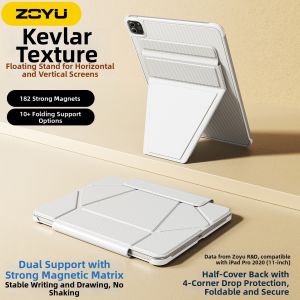 Zoyu | Shockproof Tablet Case With Kickstand Kevlar Texture 12.9inch