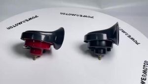 Còi Hơi Siêu To Chống Nước 12V 24V Hình Ốc Sên Dành Cho Xe Máy Ô Tô Xe Tải Xe SUV Xe RV Tàu Hỏa Thuyền Xe Cắm Trại - Còi Ngoài Bền Bỉ