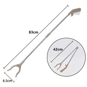 Dụng Cụ Gắp Đồ Bằng Thép Không Gỉ Tầm Xa Dành Cho Phụ Nữ Mang Thai Và Người Cao Tuổi Không Cần Cúi Người Có Thể Gấp Gọn Dùng Hàng Ngày Trong Nhà Dụng Cụ Vệ Sinh.