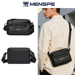 MENSPE Mens Shoulder Bag Casual Cross Body Bag Fashion Messenger Bag Travel Bag Business Bag Large Capacity Phone Bag Waterproof Lightweight Bag Leisure Sport Street Bag for College Student