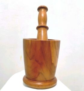 LUMPANG KAYU JATI penumbuk bumbu dapur dan rempah satu set dari kayu jati kwalitas premium