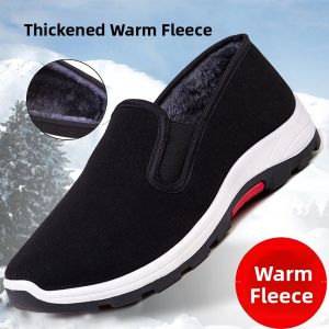 Winter Anti-slip Warm Cotton Shoes Waterproof Fleece Lined