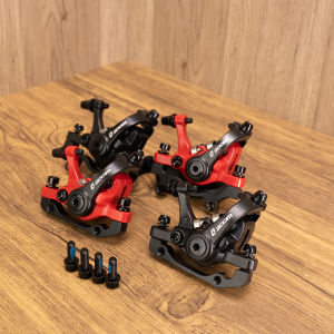 ZOOM DB680 Bicycle Brakes MTB Mechanical Disc Brake Set For MTB Electric Scooters Caliper With Rotor 160mm Winter Cycling Parts