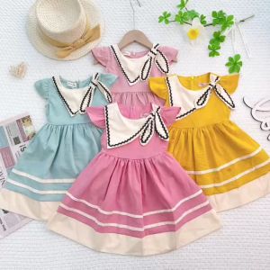 Váy Đầm Bé Gái Mùa Hè mặc đi học đi chơi đi biển đều xinh cho công chúa nhỏ size 10-24kg