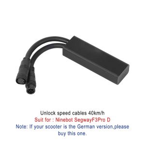 Speed Release Cables Customized for Ninebot F3 F3 Pro Electric Scooter Max Riding Speed 40km/h Unlock Speed Limit Cables Parts