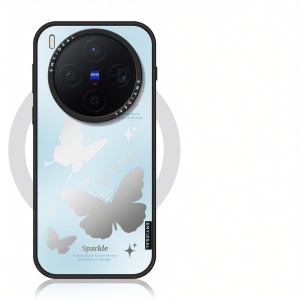 Smyideal | Magnetic New Style vivo X300 Case Blue Butterfly