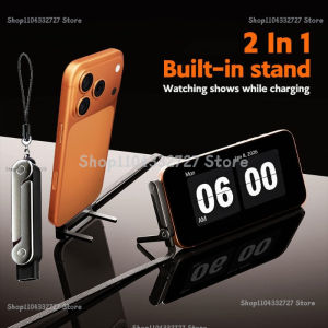Holder Charger Cable 240w Built in Phone Stand Charging Cable USB C for Foldable Bracket Type USB Type C Flat Charger