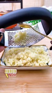1pc Stainless Steel Thick Garlic Press Garlic Mincer & Crusher Kitchen Tool PPSPOTSHOP