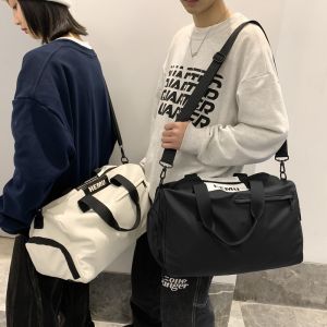 กระเป๋าใส่ของสำหรับออกกำลังกายแบบมีซิป Kassano Oxford Cloth กระเป๋าเดินทางแบบสะพายไหล่สำหรับผู้ชาย กระเป๋าโยคะแบบลำลอง