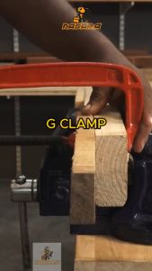 Nasara 1 - 12 Inch Heavy Duty G Clamp Adjustable Carpenter Tools Woodwork Metalwork Clamping Tool / Pengapit G Kerja Kayu