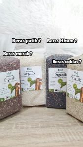 Menu Pangan Beras Organik 1kg - Beras Sehat Untuk Diabetes / Diet Rendah Kalori / MPASI