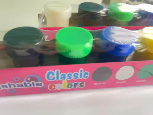 Washable Poster Paints | 6 Classic Colors | Non-Toxic | School & Art Projects