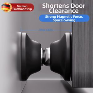 WEVOLA | Drill-Free Anti-Collision Silicone Magnetic Door Stop