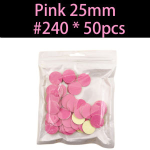 50/pcs 5 Colors Sanding Paper Pedicure Foot Care Tools 15mm 20mm 25mm 35mm Nail Drill Bit Disk Disc Salon Calluse Replaceable