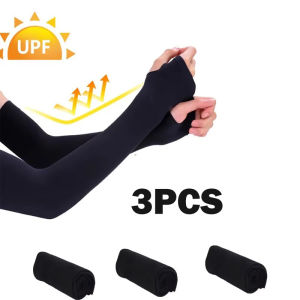 3/5PCS Arm Sleeves for Sun Protection Mens and Womens Elbow Sleeves for Outdoor Sports UV Protection Arm Sleeves