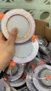 Đèn Led Âm Trần Đế Đúc (Nguồn Liền) 7W 9W Phi 90 | Đèn Âm Trần Downlight | Ánh Sáng 3 Màu | BH 3 Năm