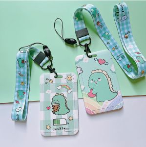 [ANYA] Sumikko Gurashi Lanyard card holder ID Credit Bank Business Card Students Bus Neck Lanyard Card Case Door Identity Badge Cards