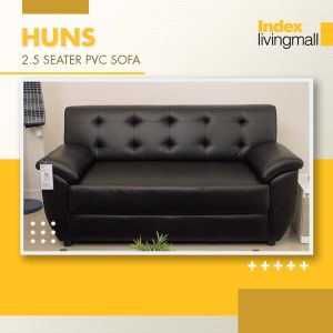 INDEX LIVING MALL โซฟาหนัง PVC 2.5 ที่นั่ง รุ่นฮั้นส์ โซฟาหนังPvc - Lazada