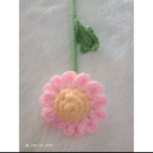 ready stock!! bunga daysi rajut/buket bunga/buket wisuda/grosir bunga/bunga palsu