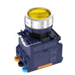 LANBOO | Quick Connect High Current Combination Contacts Button Switch Red Indicator Waterproof