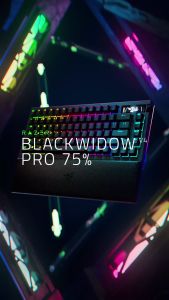 Bàn phím máy tính Razer BlackWidow V4 Pro 75% - US Wireless Hot-swappable Gaming Keyboard_Mới hàng chính hãng