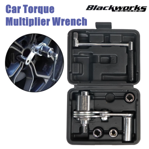 1/2" 17mm 19mm 21mm Torsional Torque Multiplier Wrench with Carrying Case Lug Nut Remover Type Car Tire Disassembly Labor-Saving