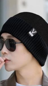 Topi Kupluk Pria BEANIE HAT B-8 Korean Trendy