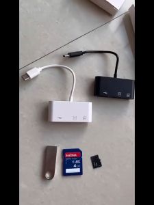 3in1 TF/SD Card Reader Type-C Card Reader 3 Card Slots Memory Card Reader For Mobile Phone And Table