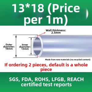 TEKANAI | Transparent Silicone Flexible Hose For Aquarium Filter Oxygen Pump