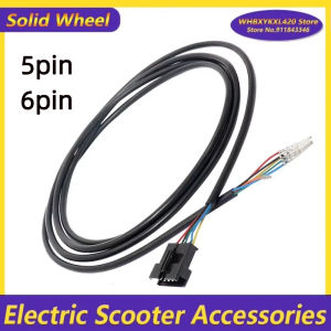 Electric Scooter Connecting Cable Display Cable For KUGOO For KUGOO For TF 100 Rubber Skateboard 5pin/6pin Durable