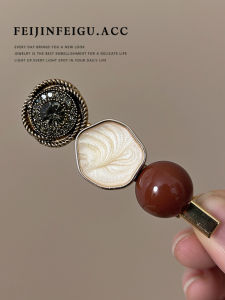 Elegant Vintage Hair Clips Versatile Womens Bangs Hair Accessories Side Parting Hairpins Fashionable Hair Decorations