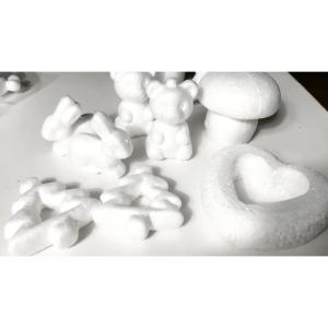 โฟม รูปทรง การ์ตูน หมี หัวใจ กระต่าย น้ำหนักเบา ใช้งานง่าย ประดิษฐ์ ตกแต่ง ของขวัญ เนื้อแน่น เทศกาล ตกแต่งทาสี DIY YC