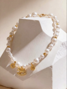 YISHU | Australian White Pearl Necklace Design