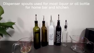 Tutup Botol Pourer Stainless Bottle Pourer Dispenser Kecap Oil Cuka Madu Wine Liqour