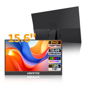 HGFRTEE 15.6 Inch Portable Monitor Touch/no Touch optional FHD External Second Screen Laptop Gaming For Mac PS4/5 Xbox
