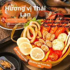 SONGNIJIA | Nước Dùng Nồi Lẩu Tom Yum Hải Sản Thái Lan